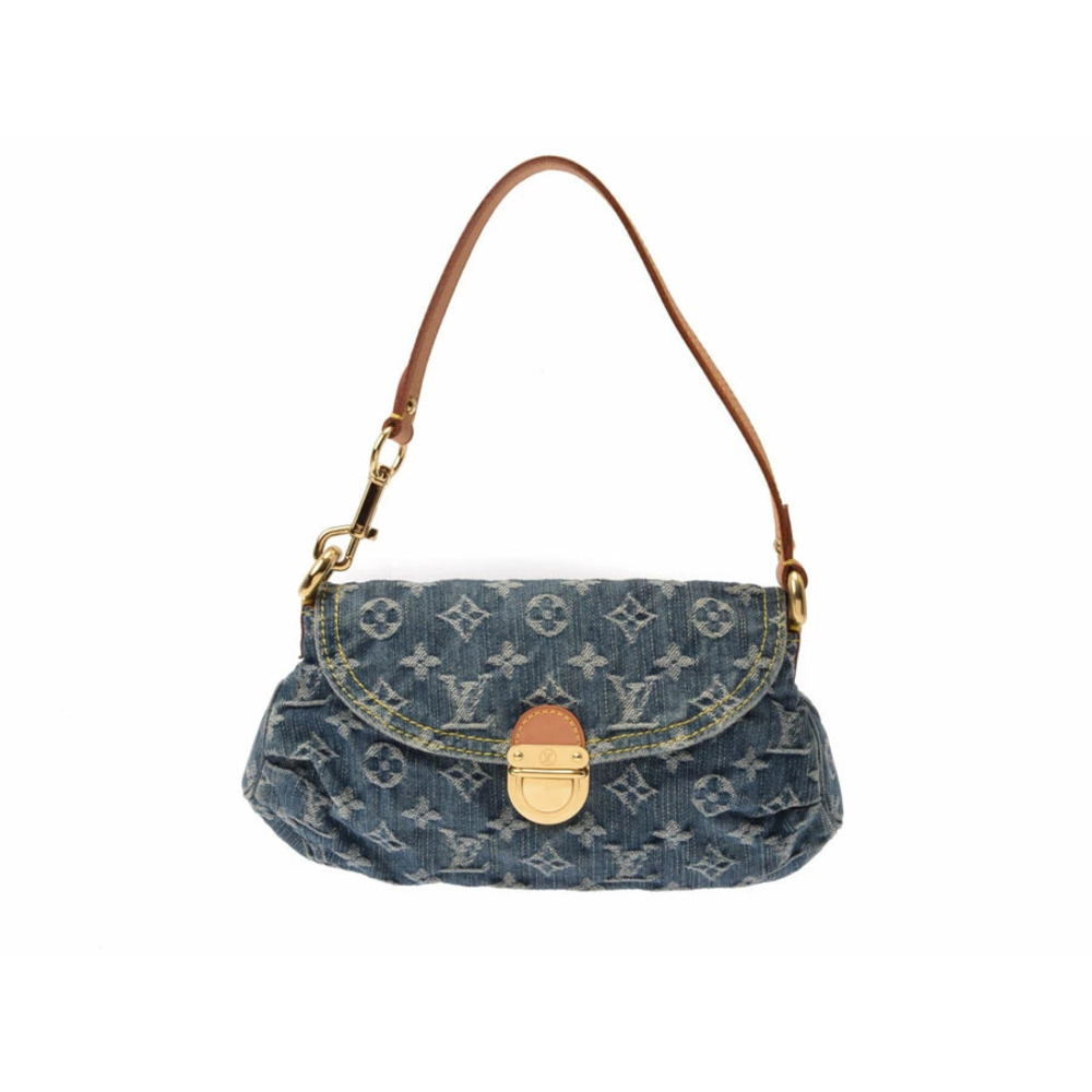 Louis Vuitton denim pleaty bag blue
